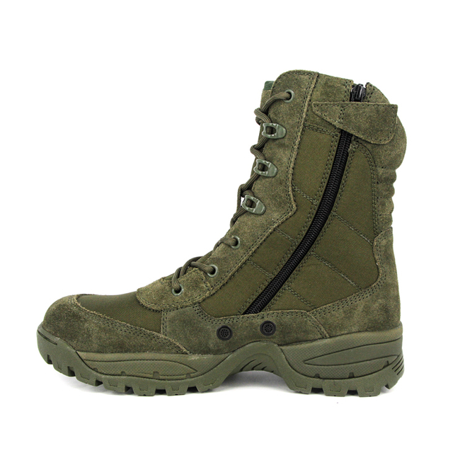 Bottes de désert militaire vert éclair 