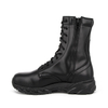 Bottes en cuir complet de tactique noir durable 6235 