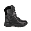 Afficher un bon prix de combat noir Bottes en cuir complet 6227
