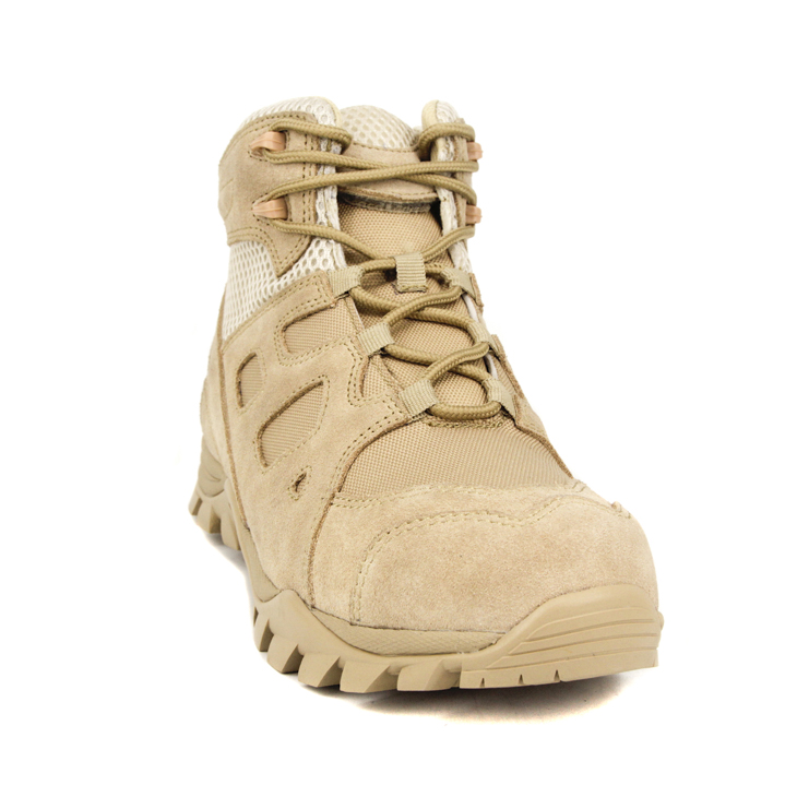 Bottises de la cheville britannique Khaki Bottes du désert 7107