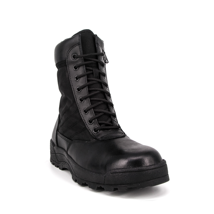 Bottes de chaussures tactiques de combat à la cheville haute avec fermeture éclair 4241