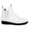 Cow Leather Slip White Fashion Office Chaussures 1251