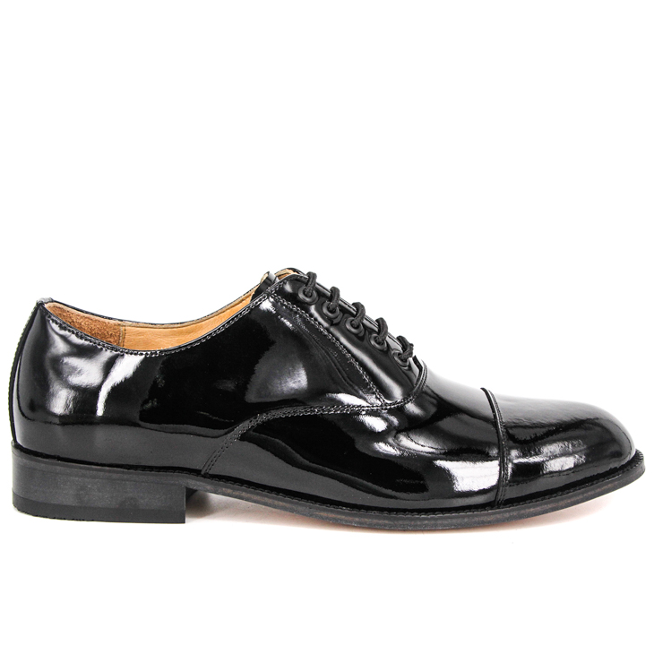 Police Smooth Patent Leather Men Formel Office Chaussures 1250