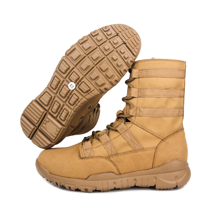 Turquie Us Randonnée en cuir militaire bottes du désert kaki 7285