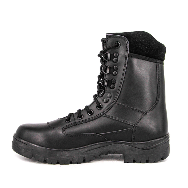 Police coréenne japonaise Bottes en cuir en cuir complet 6249