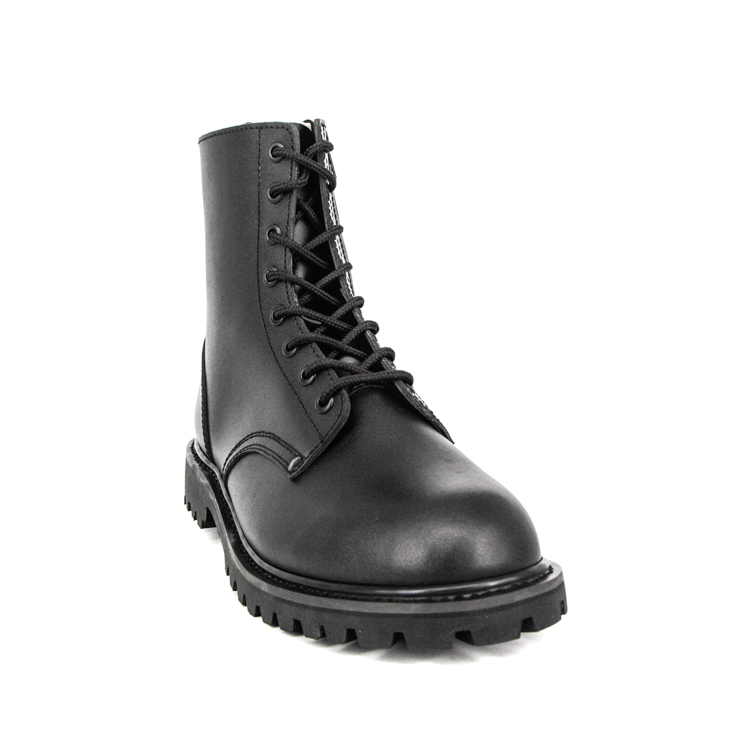 Allemagne dames zipper bureau militaire bottes en cuir complet 6285