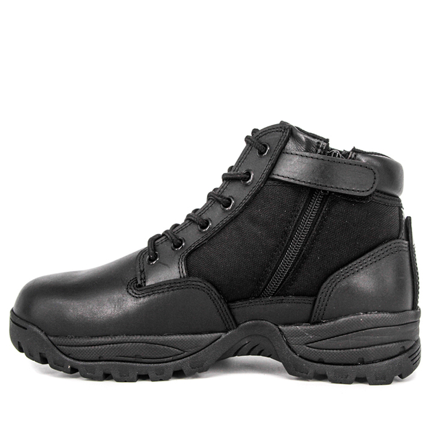 Bottes tactiques de l'orteil de mode avec fermeture éclair 4120