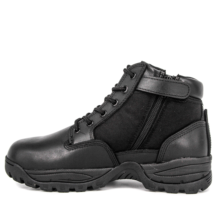 Bottes tactiques de l'orteil de mode avec fermeture éclair 4120
