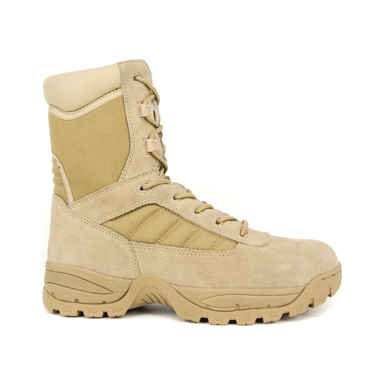 Bottes de désert tactique en cuir pour voyager 7215