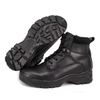 Rechercheur Boots en cuir complet noir étanche 6110