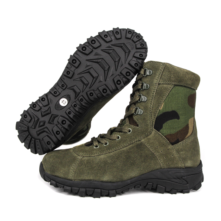 Bottes du désert militaire de Camo vert olive 7281