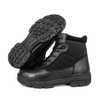 Boots tactiques en cuir de police noire 4112