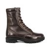 Nouveau design Boots en cuir complet brun rouge bon marché 6291