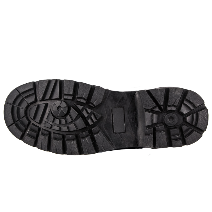 Bottes tactiques en cuir noir résistant aux États-Unis 4218