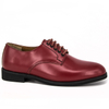 Prix ​​pas cher homme rouge brun vache en cuir chaussures de bureau militaire 1242