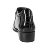 Chaussures de bureau brillantes en cuir bas brevet à talon 1113