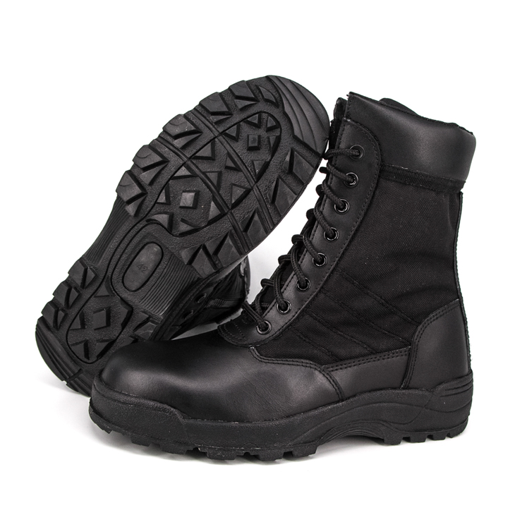 Bottes de chaussures tactiques de combat à la cheville haute avec fermeture éclair 4241