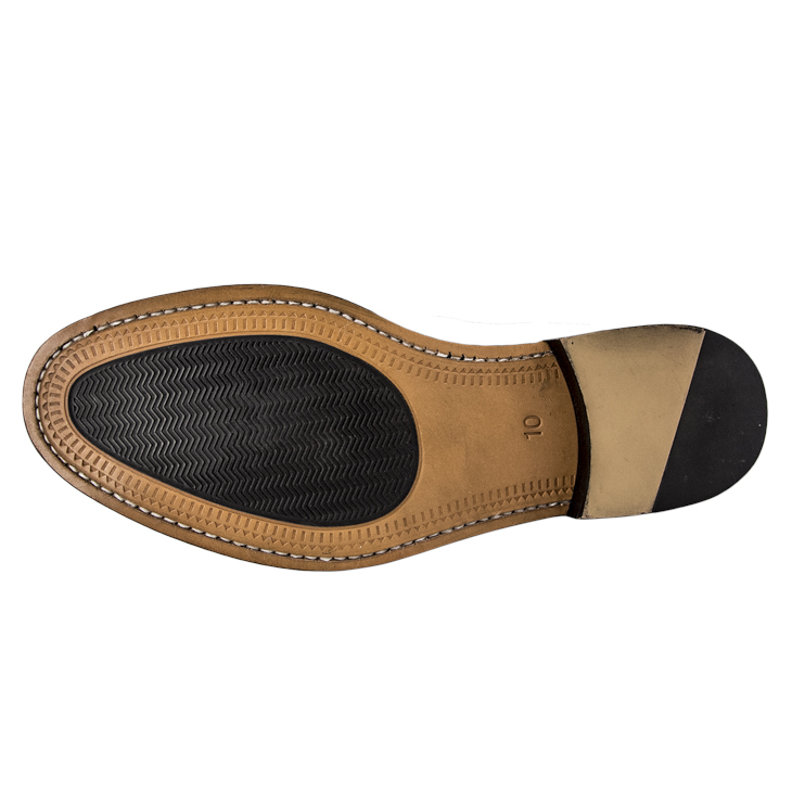 Marron cheville Chelsea Chaussures du bureau masculin 1234