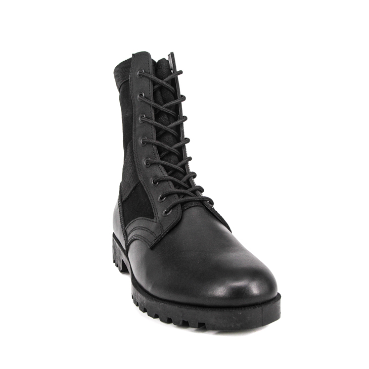 Bottes de jungle militaire tactique noire au Royaume-Uni 5237