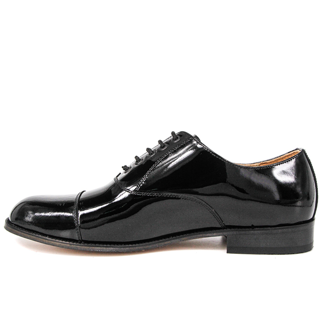 Police Smooth Patent Leather Men Formel Office Chaussures 1250