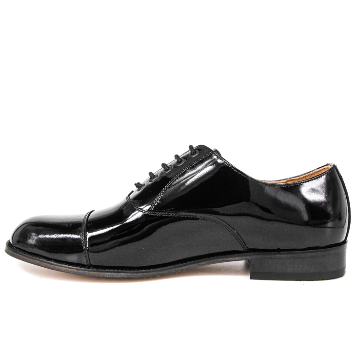 Police Smooth Patent Leather Men Formel Office Chaussures 1250
