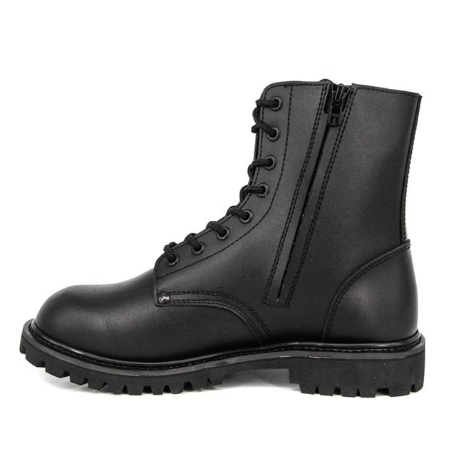 Allemagne dames zipper bureau militaire bottes en cuir complet 6285