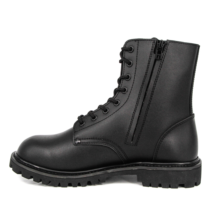 Allemagne dames zipper bureau militaire bottes en cuir complet 6285