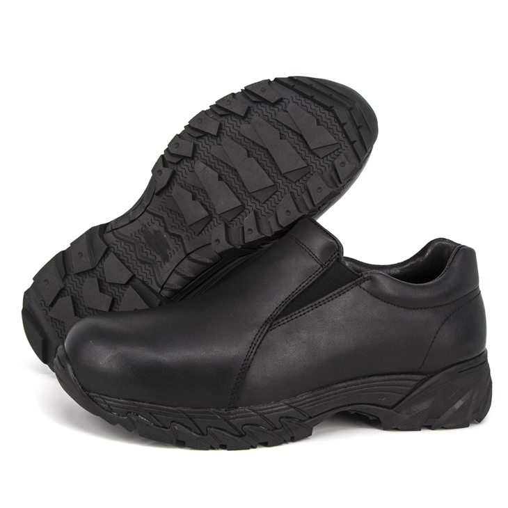 Bottes en cuir militaire masculin authentiques 6112