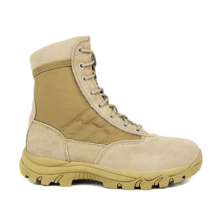 Bottes de désert jaune tactique des jeunes 