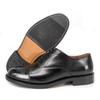 Chaussures de bureau à plat noir 1202