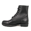 Boots en cuir militaire du bureau des hommes noirs 6120