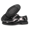 Chaussures de bureau militaire d'Oxford en cuir plat 1215
