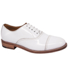 Chaussures de bureau des hommes blancs brillant 1255