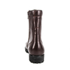 Nouveau design Boots en cuir complet brun rouge bon marché 6291