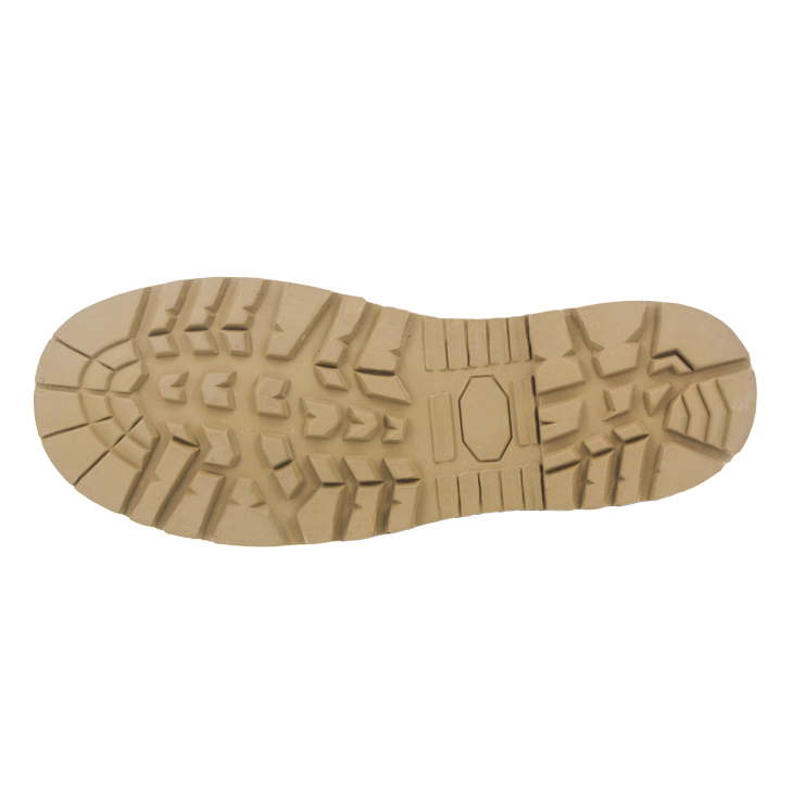 Boots de désert en cuir militaire marron 7270