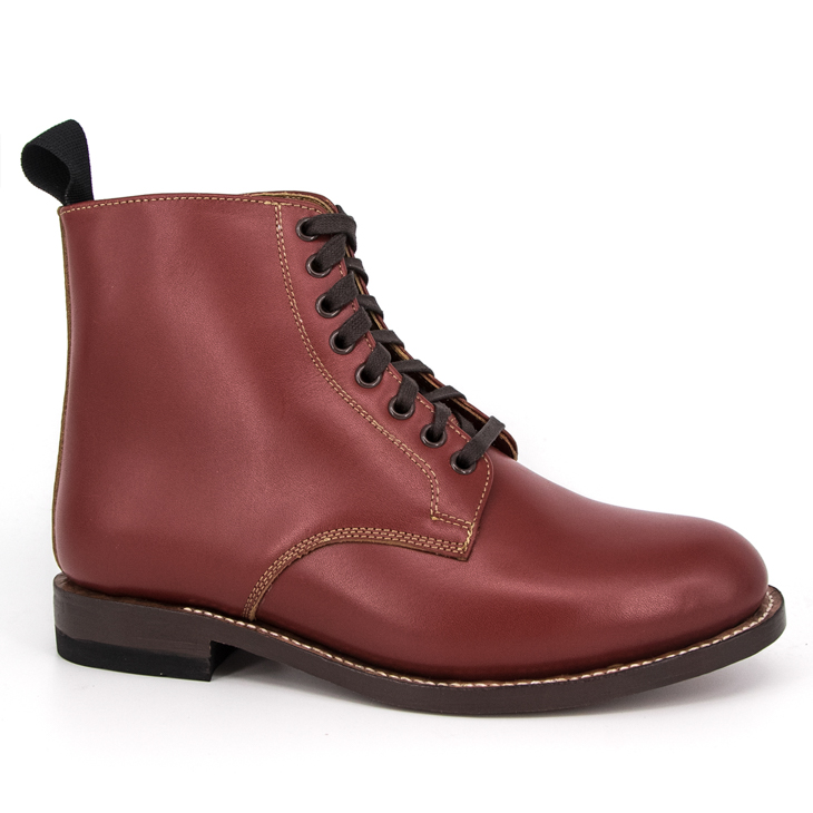 Police militaire de l'armée Brown Ankle Dress Office Chaussures 1243