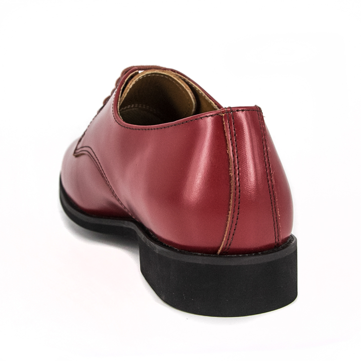 Prix ​​pas cher homme rouge brun vache en cuir chaussures de bureau militaire 1242