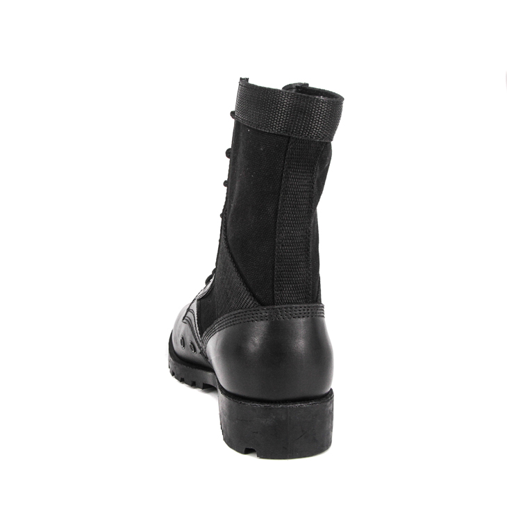 Bottes de jungle militaire tactique noire au Royaume-Uni 5237