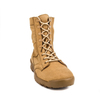 Armée masculine avec fermeture à glissière latérale pour les bottes de désert du travail 7276