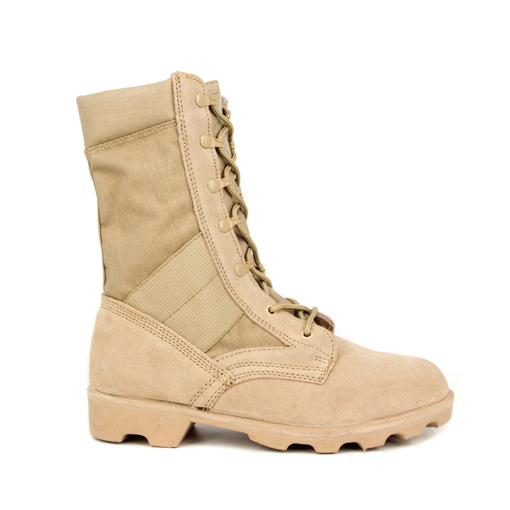 Sole de la mode en caoutchouc Bottes de désert en cuir de vache 7253
