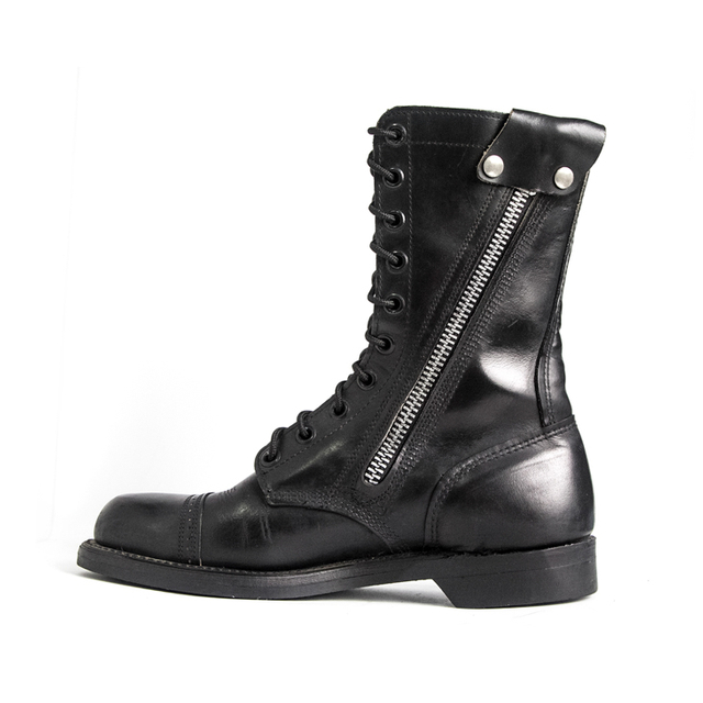 France Kenya Bottes militaires de l'armée brillante Bottes en cuir 6232
