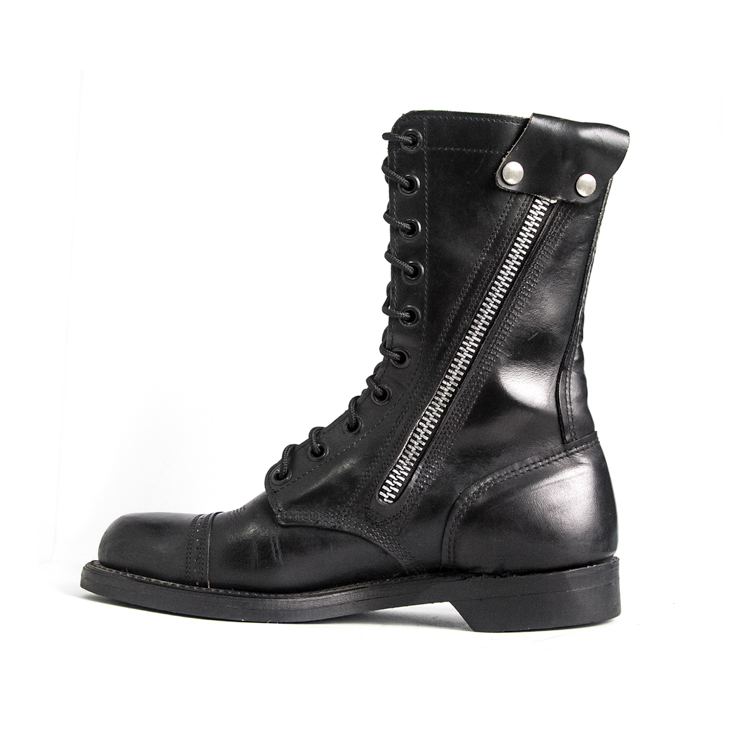 France Kenya Bottes militaires de l'armée brillante Bottes en cuir 6232
