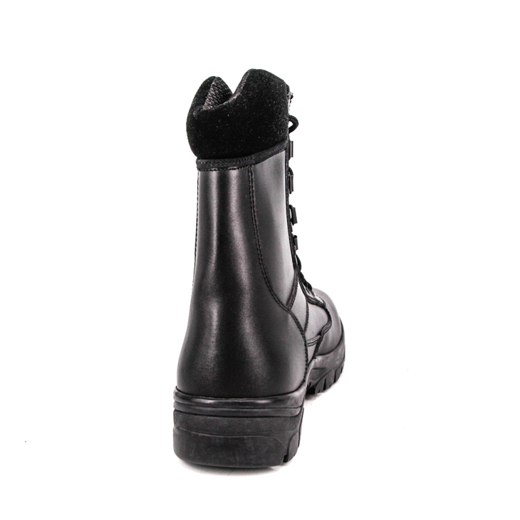 Police coréenne japonaise Bottes en cuir en cuir complet 6249