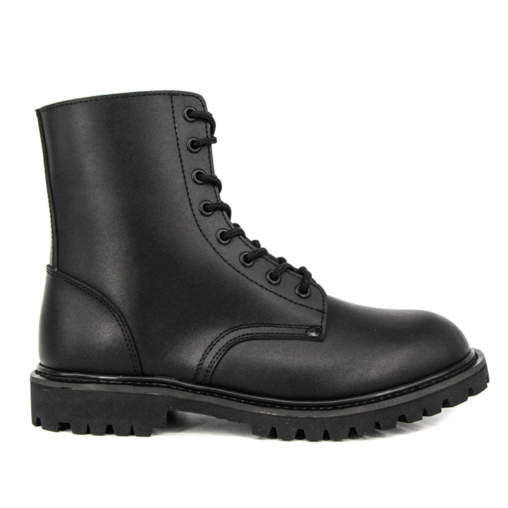 Allemagne dames zipper bureau militaire bottes en cuir complet 6285
