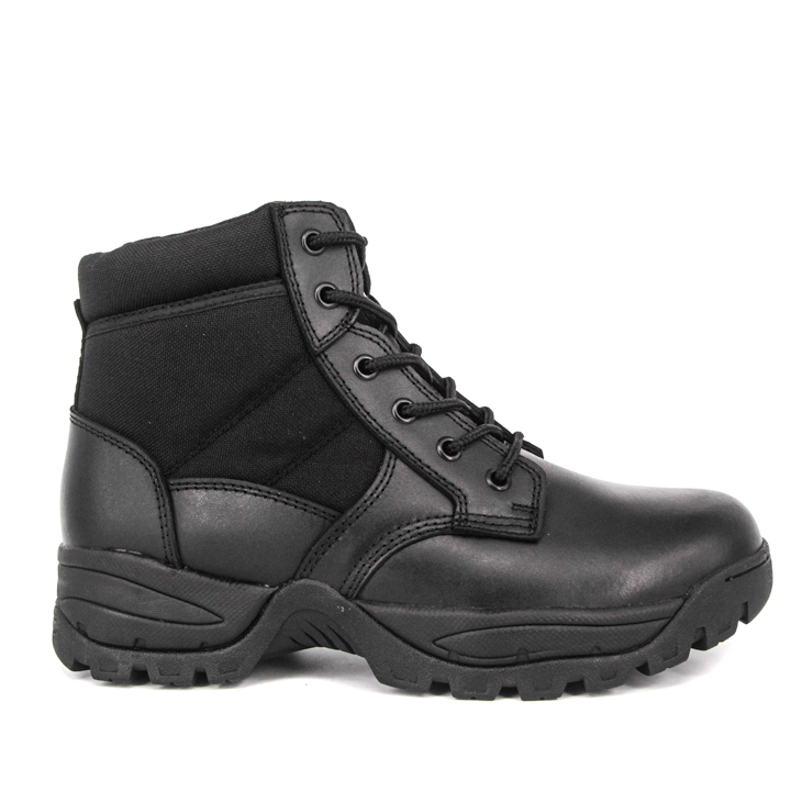 Bottes tactiques noires de police légères 4111