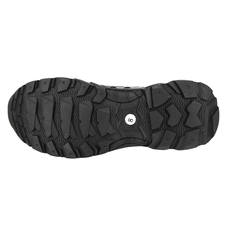 Boots tactiques classiques en caoutchouc noir 4237