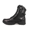 Boots en cuir militaire de police de police noire 6273