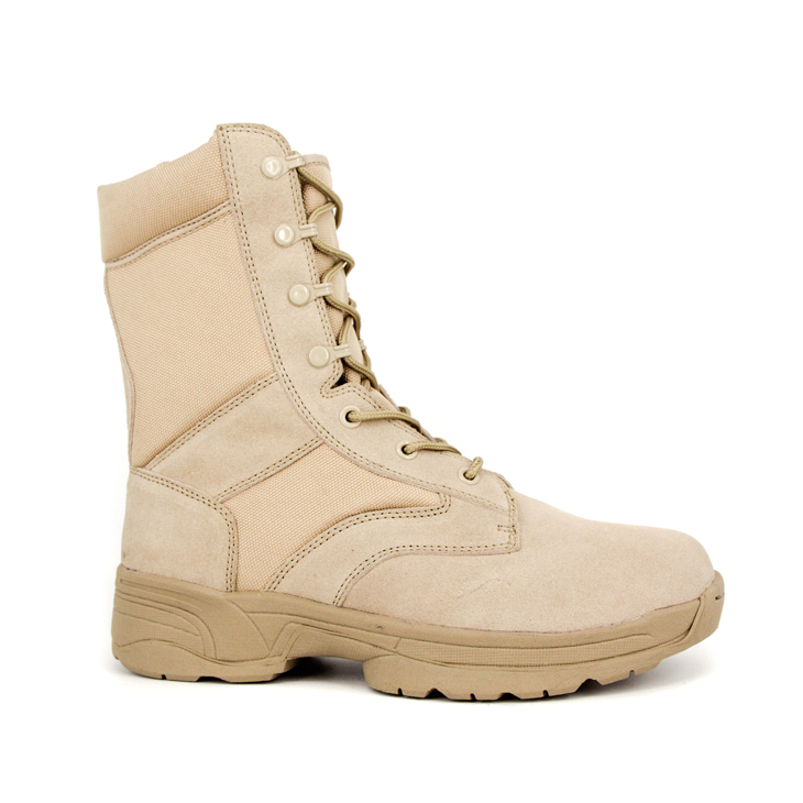 Prix ​​d'usine en stock Bottes de combat militaire de l'armée Bottes désertiques 7260
