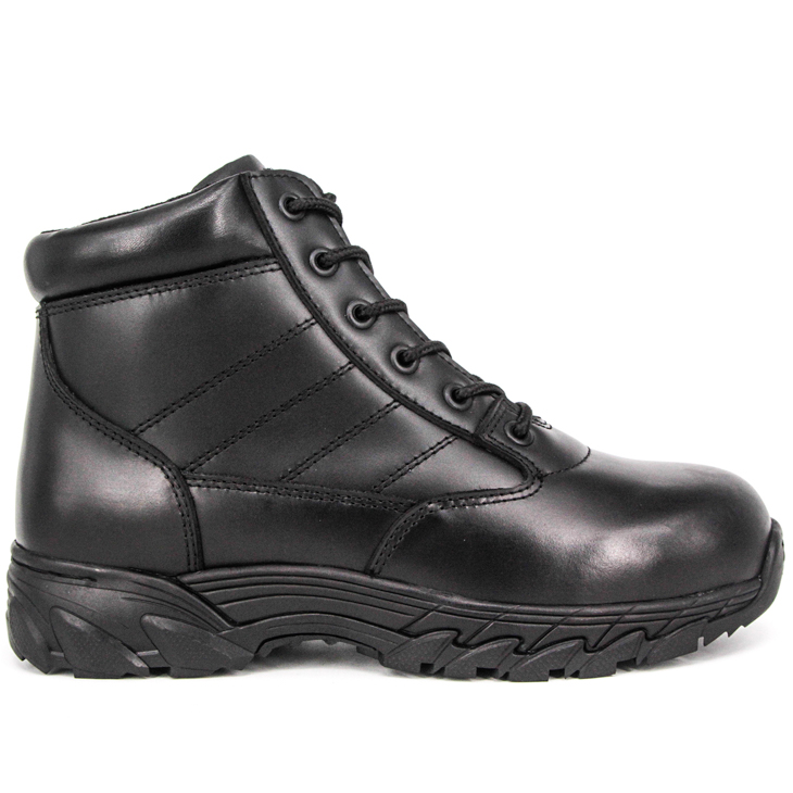 Bottes de combat militaire de l'armée zip des hommes zips 6122