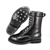 Ritual britannique durable Grain Top Full Cuir Boots Military